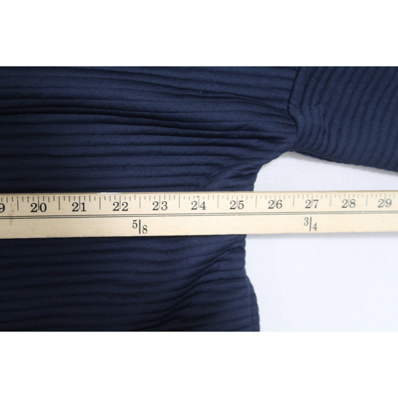 Nike Women Ribbed Blue Sweater Crew Neck Casual Size XL - Picture 5 of 9